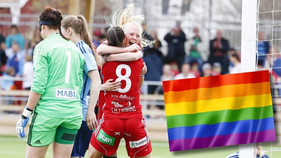 Piteås hyllning till Pride.