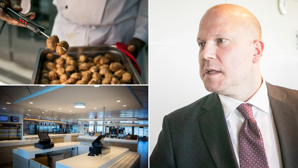 En passagerare menar att alla inte informerades om att lunchen på den försenade färjan var gratis. Destination Gotlands vd Marcus Risberg menar att det i så fall har gått felaktigt till.