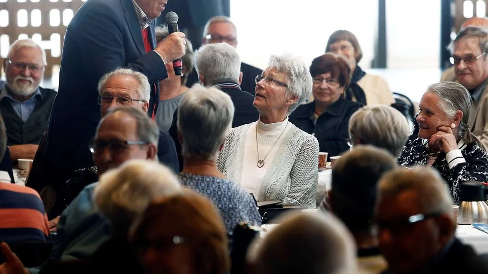 OBS att i Correns tryckta upplaga står det fel datum för galan i Ödeshög. Den är på tisdag 3 oktober. Bilden är från seniorgalan i Motala.