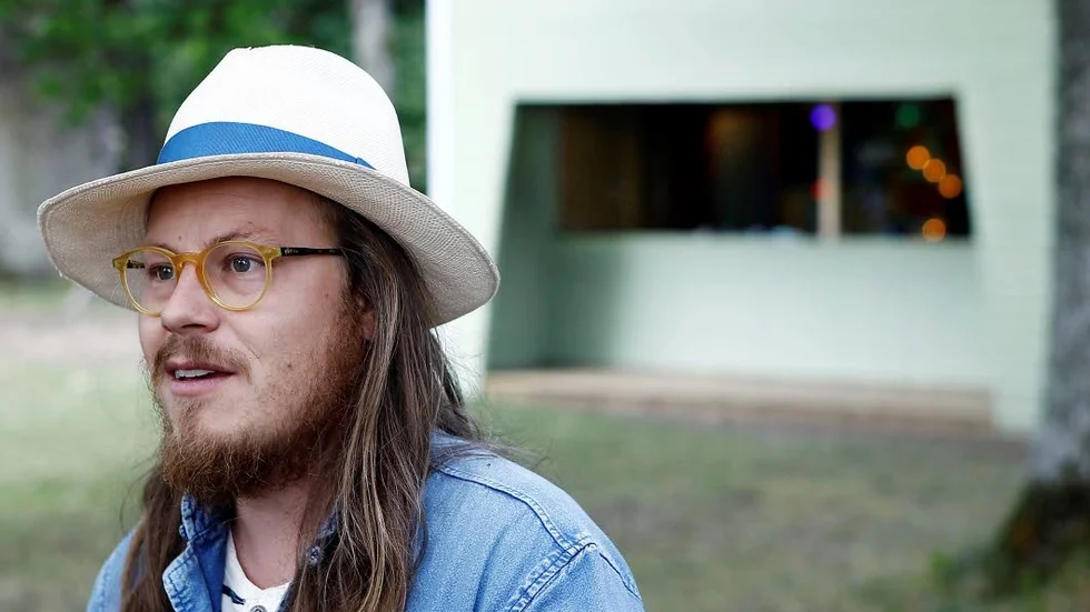 Stipendiat. Rasmus Sköld är en av de fyra bildkonstnärerna i Vadstena som tilldelats stipendiet.