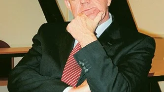 Lars Engqvist besökte Eksjö i onsdags eftermiddag. Foto: Rebecca Carlsson