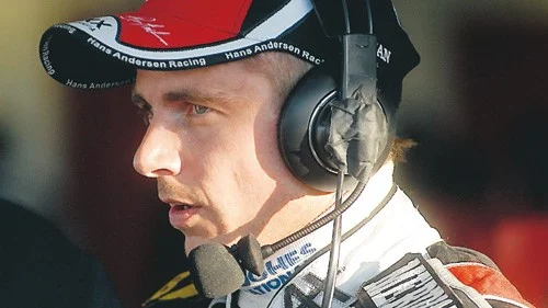 Back on track. Dackarnas Hans Andersen gjorde comeback i den danska ligan på onsdagskvällen och körde hem 17 poäng.