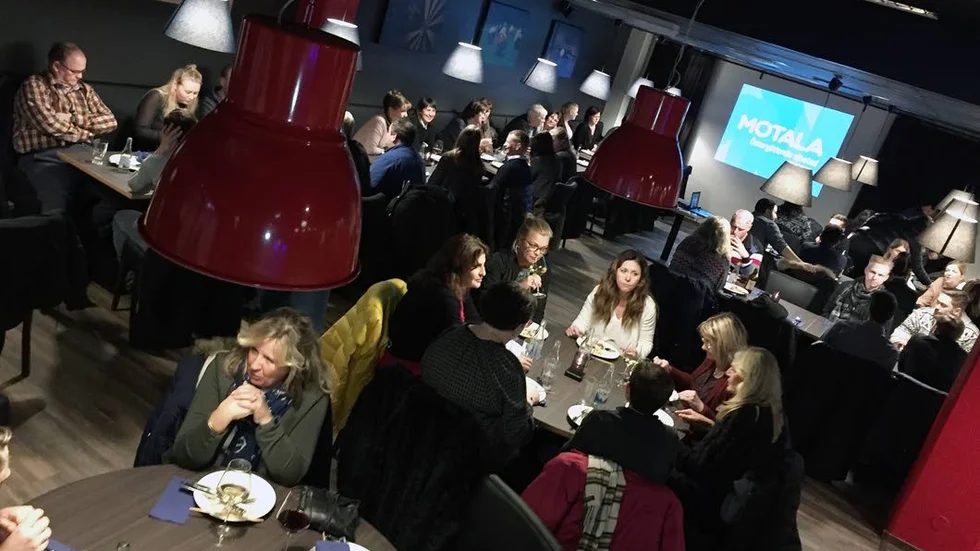 Ny handelsgrupp. Många ville vara med när Tillväxt Motala kallade till startmöte.