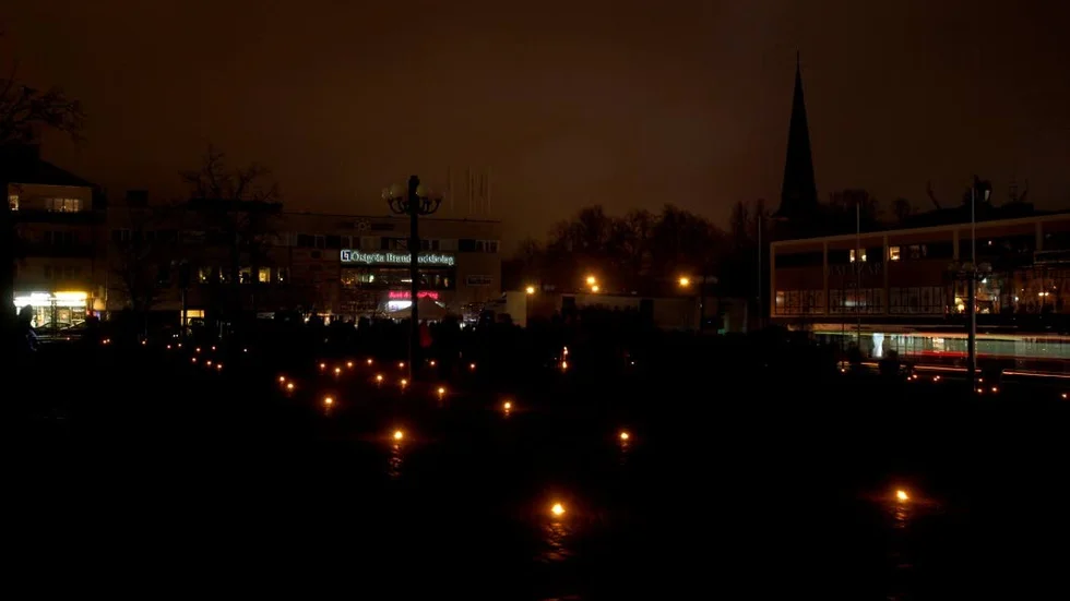 Earth Hour i Motala.