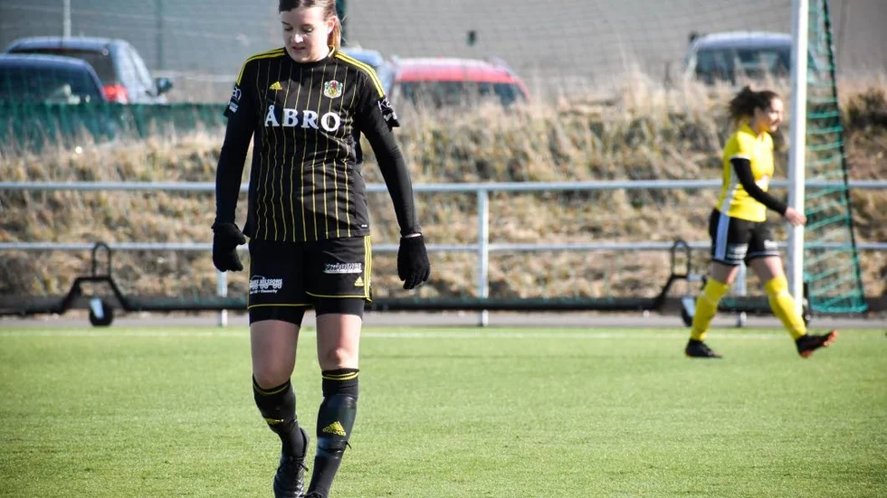Nathalie Johansson fick gå mållös av planen i Norrköping.