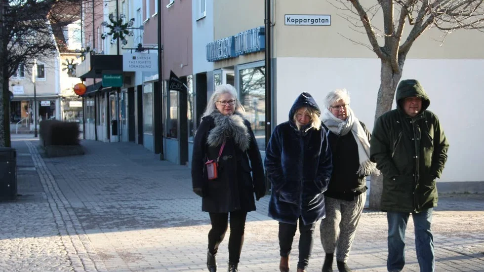 Kallt och blåsigt även i Hultsfred, men stormen Alfrida tog det lugnare här.