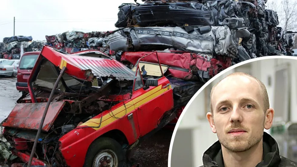 Demontering. Företaget har som ambition att ta till vara så många fordondelar som möjligt. "Det vanliga är 150–200 delar per bil men i vissa fall kan vi ta hand om upp till 600 delar. Det är vi helt ensamma om", säger Jimmy Iby, vd.