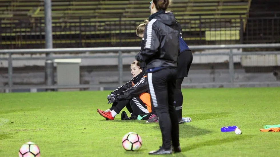 Startar. Kosovare Asllani tejpade sin fot på tisdagens träning, men finns med i LFC:s startelva mot Sparta Prag.