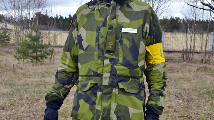 Jonas Frohlund, övnings- och träningsansvarig på Ing 2 kunde glatt konstatera att kompaniet blev godkänt i värderingen. Foto: Eva Harrysson