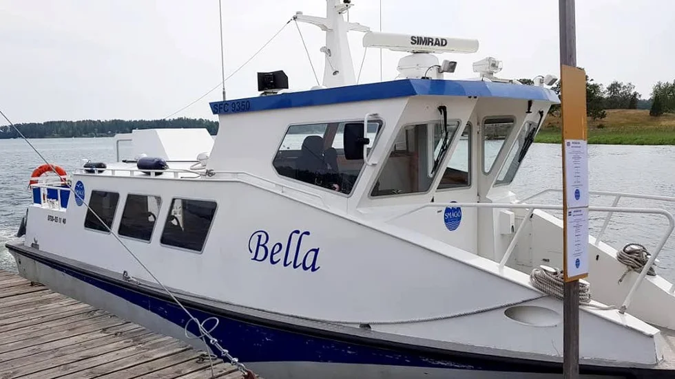 Skärgårdsbåten Bella kommer nu att trafikera Loftahammar-Rågö-Hasselö.