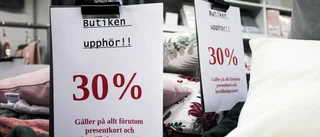 Butik i Gallerian tvingas stänga