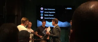 TV: Dan Pettersson på scenen under upptaktsträffen