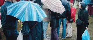 Sjutusen trots regn