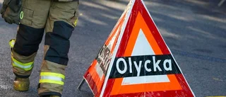 Älgolycka på riksväg 40 sent på måndagskvällen