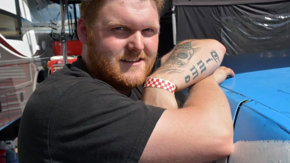 Timmo Helgesson ligger femma efter fyra deltävlingar i SM i Bilcross.