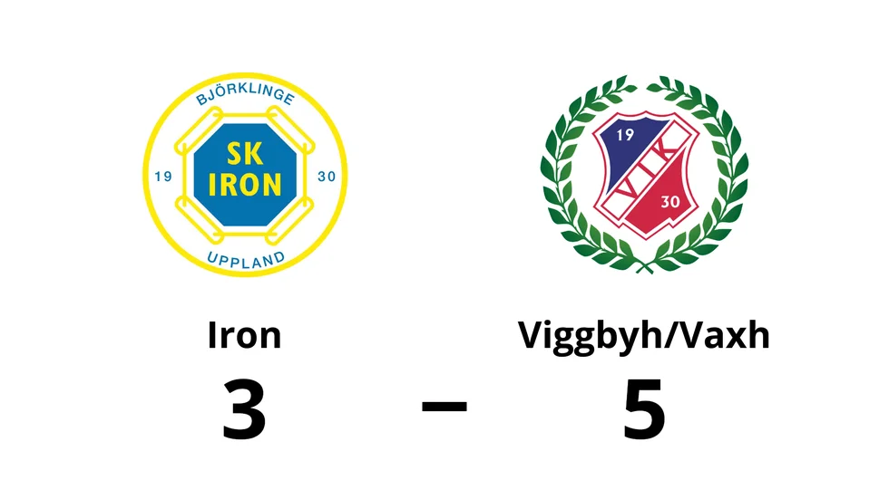 SK Iron Hockey förlorade mot Viggbyholm/Vaxholm