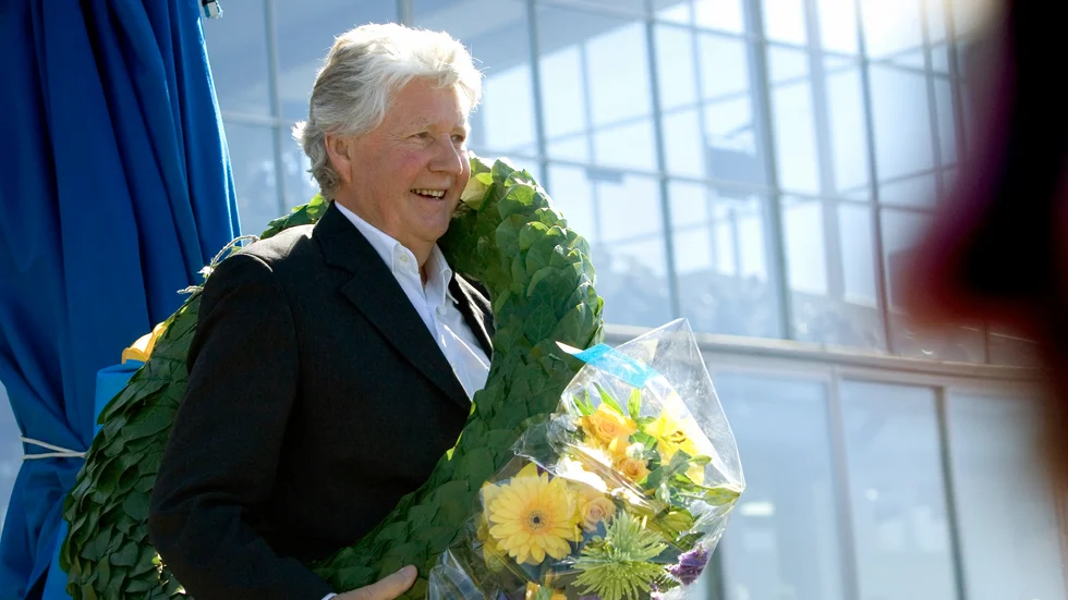Basketprofilen Egon Håkansson blev 84 år. Här på en bild från 2007. Arkivbild.