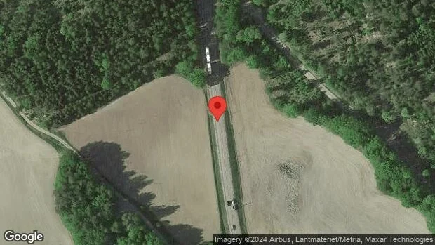 Stopp på väg 55 på grund av en viltolycka