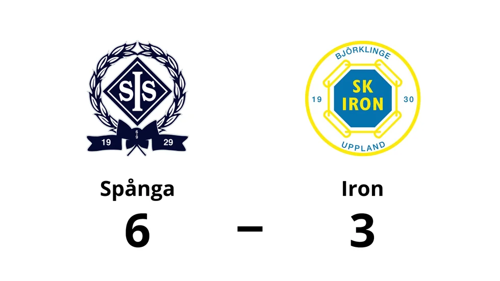 Spånga IS IK vann mot SK Iron Hockey
