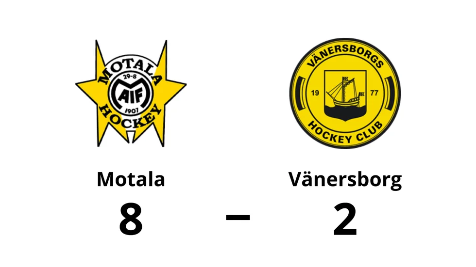 Motala vann mot Vänersborg