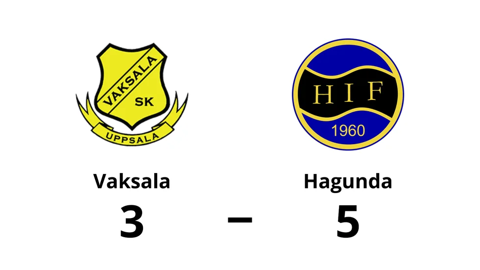 Vaksala SK förlorade mot Hagunda