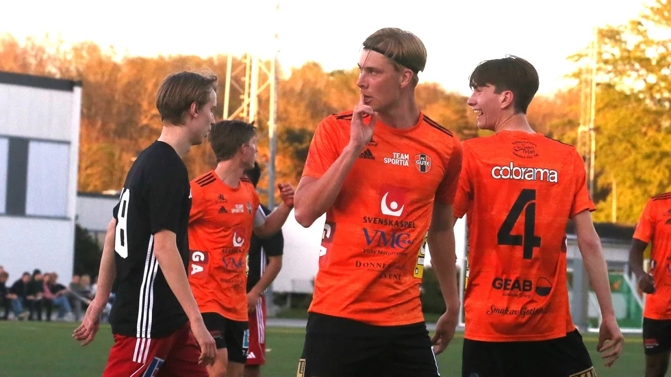 Ossian Ogestad ställs mot FC Gute i eftermiddag.