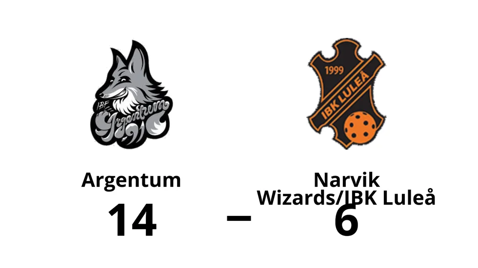 IBF Argentum 91 vann mot Narvik Wizards/IBK Luleå