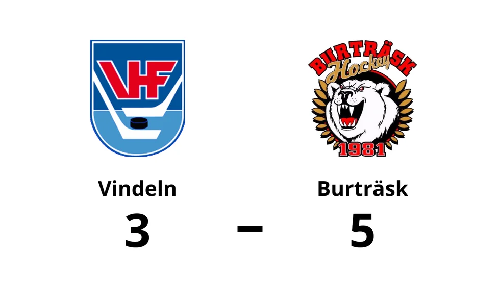 Vindelns HF förlorade mot Burträsk HC