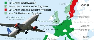 Så ser flygskatten ut i Europa
