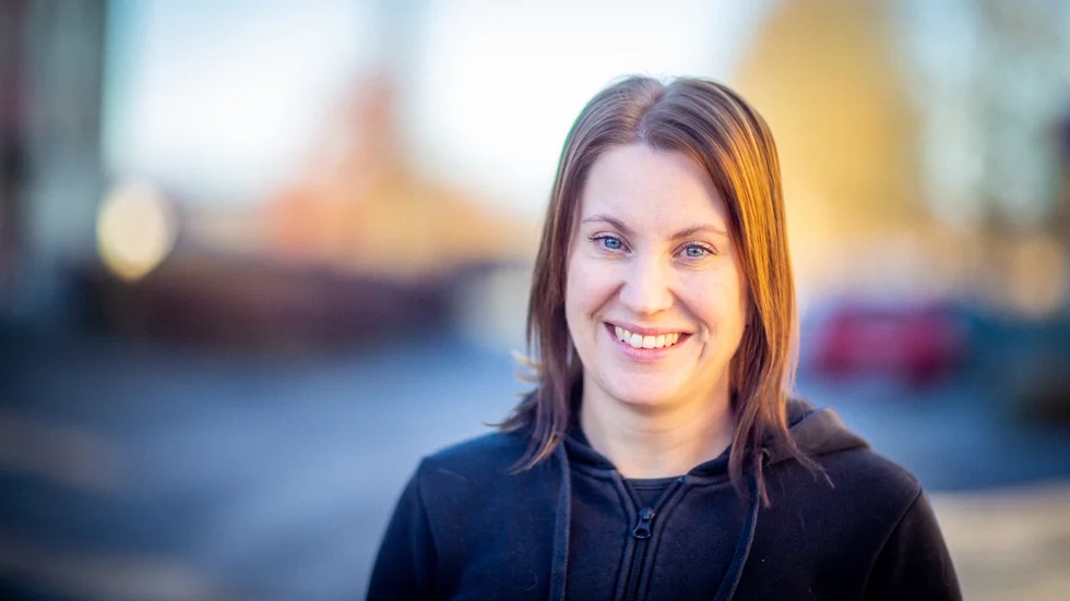 Hovformsspecialisten Ellen Engdahl driver butiken Hovcenter i Vingåker tillsammans med sin sambo.