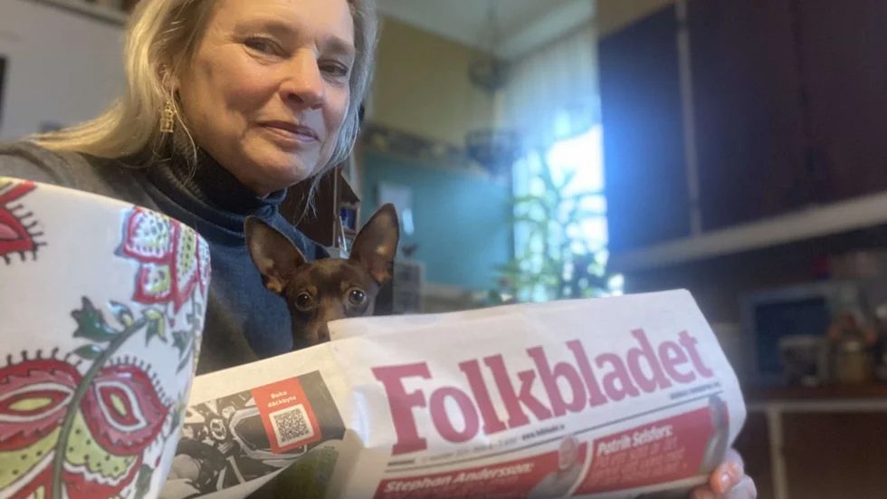 "Snart ska jag dricka mitt morgonkaffe utan Folkbladet. Det blir sorgligt men jag får hitta andra rutiner där jag kan vara nyfiken på Finspång och världen", skriver krönikör Anna Hellerstedt.