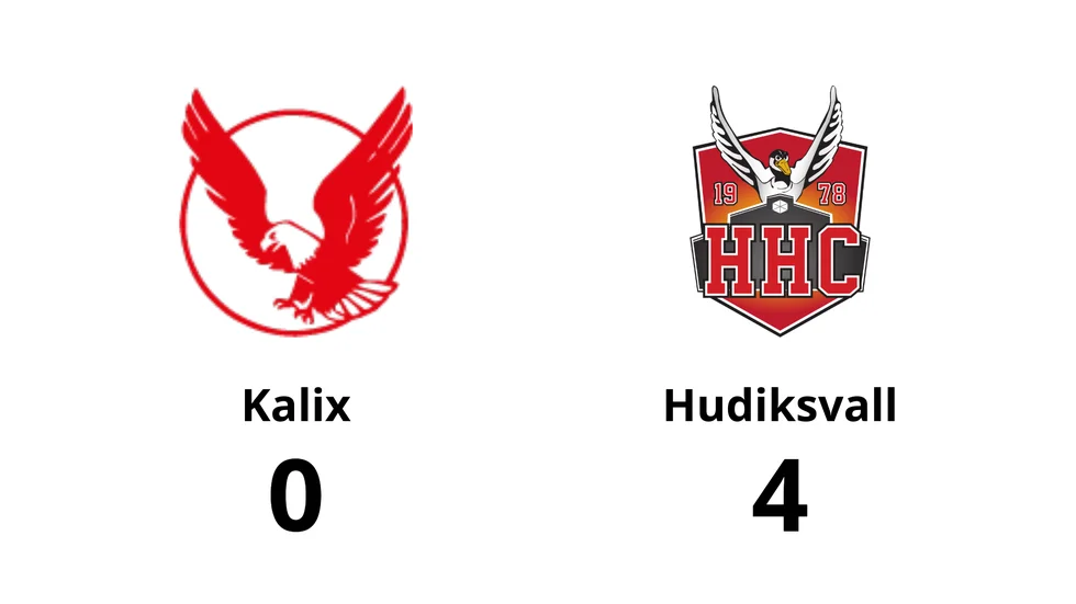 Kalix förlorade mot Hudiksvalls HC