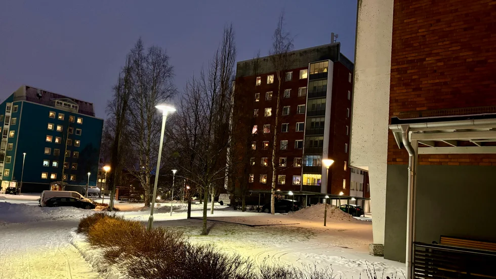 Polisen misstänkte knarktillverkning på en adress på Krongårdsringen på Örnäset. Bilden visar inte den aktuella adressen utan är en översiktsbild av området.