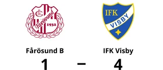 Theo Marquart fixade segern för IFK Visby