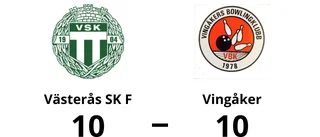 Vingåker kryssade borta mot Västerås SK F