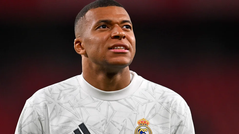 Real Madrid-stjärnan Kylian Mbappé. Arkivbild.