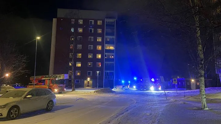 Räddningstjänsten ryckte ut på ett larm om röklukt i Luleå. Det visade sig vara en torrkokning.