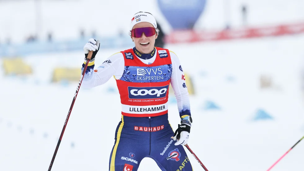 Johanna Hagström är en av fyra som får VM-biljetten redan nu. Arkivbild.