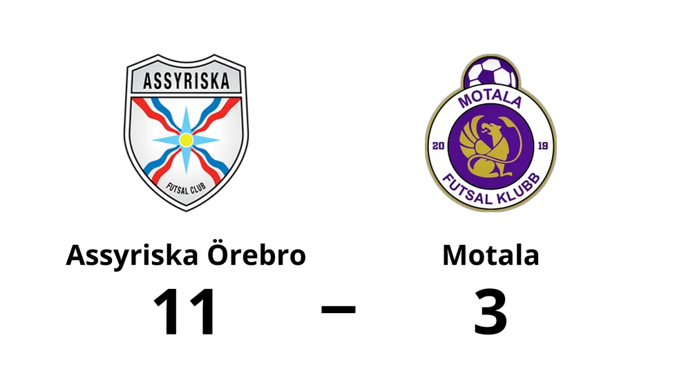 Assyriska Örebro vann mot Motala Futsalklubb