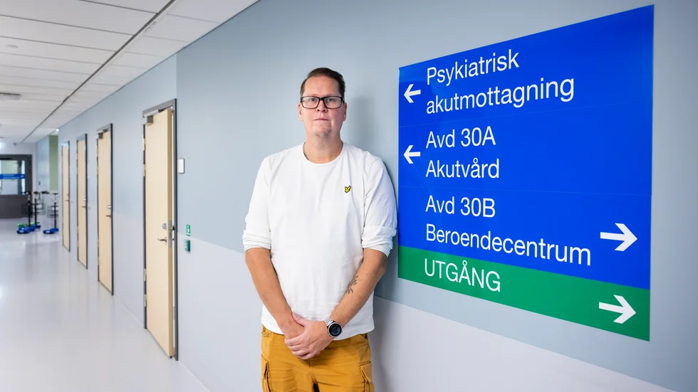 Göran Nilsson är enhetschef för akutpsykiatri på Sunderby sjukhus