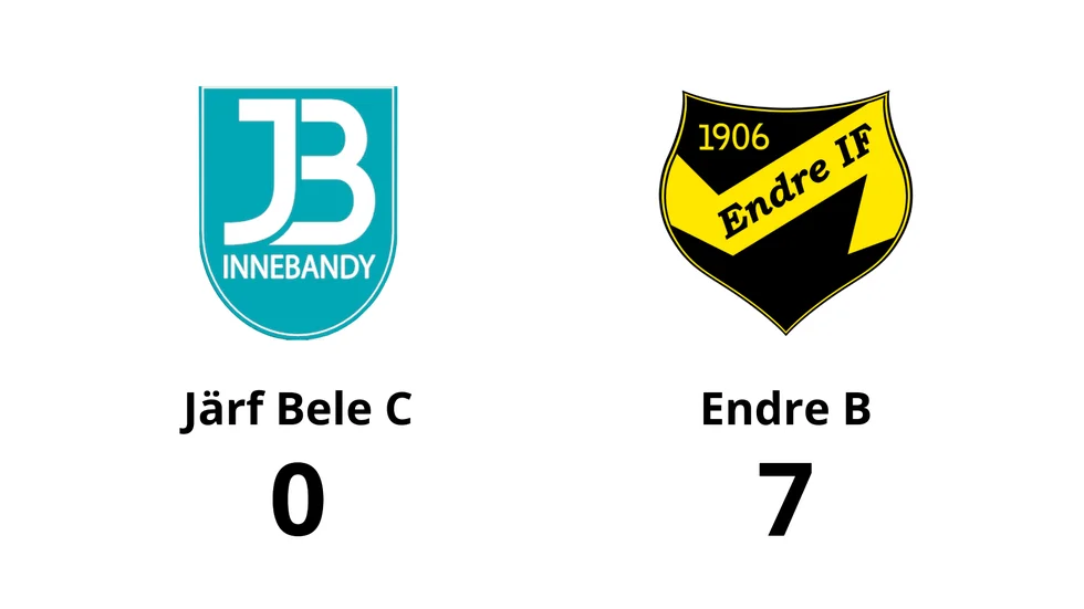 Järfälla Bele IBK (C) förlorade mot Endre IF B