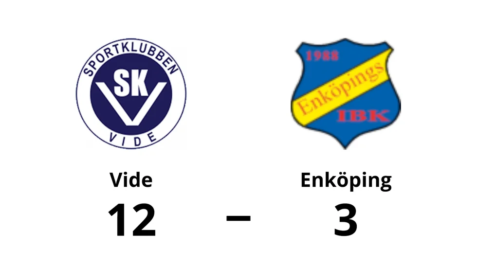 SK Vide vann mot Enköping IBK