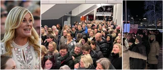 Publikkaos på Pernilla Wahlgrens show i Luleå: "Lite stressade"