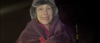 Norrans reporter Karin, 60, testar att bada isvak – i 15 minus