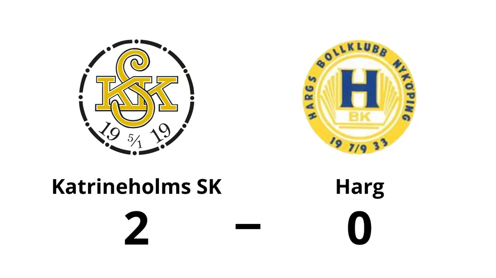 Katrineholms SK FK vann mot Hargs BK