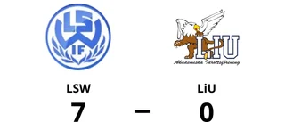 LiU utklassat av LSW borta – med 0-7