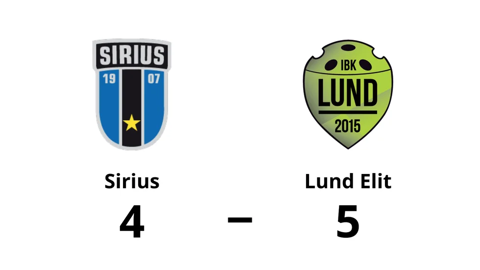 IK Sirius IBK förlorade mot Lund Elit