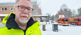 Eleverna tvingas studera hemma efter branden