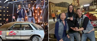 "Fårrden" i Melodifestivalen är Carls bil: "Känns ju mäktigt"