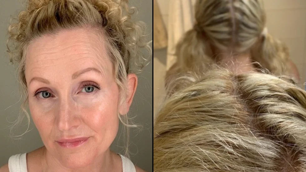 Christel Vinberg menar även att hennes egna slingor inte fick den beige nyans hon önskat utan en orange och varmtonad. "Det blev exakt som vi kom överens, vilket är den beige tonen och inte den orange", säger Gnestaklippets ägare Ishak Yayo. 